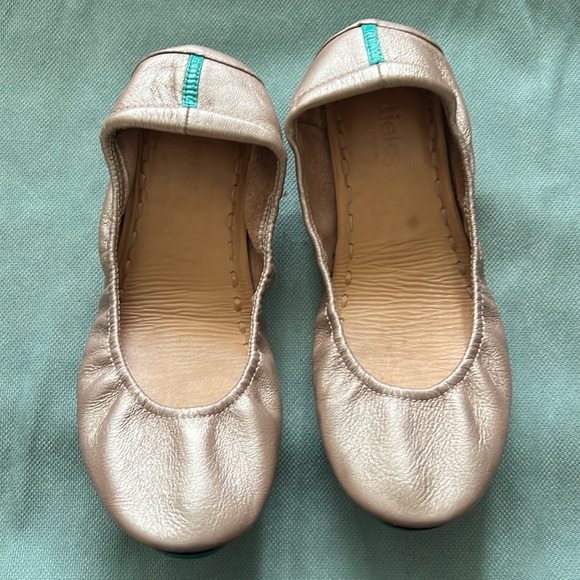 Tieks Rose Gold Flats - Picture 2 of 5